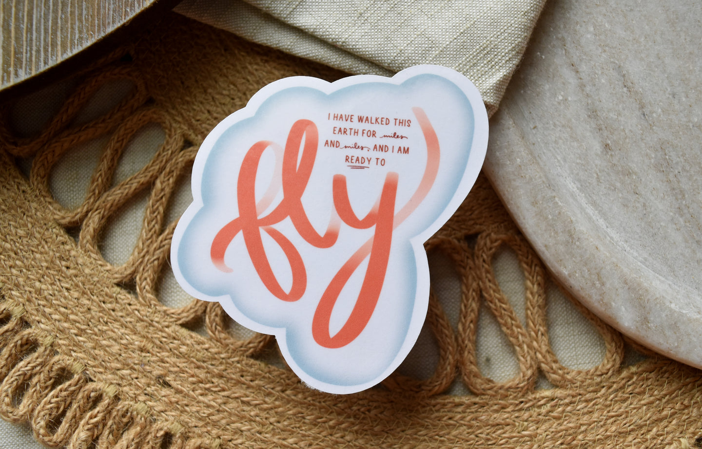 Ready to fly | Poetry sticker