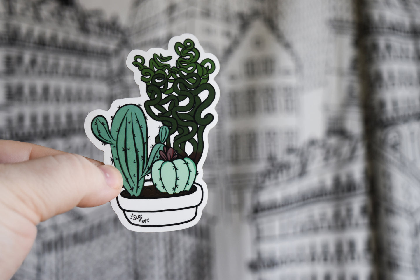 A Succulent Sticker To Remind You To 