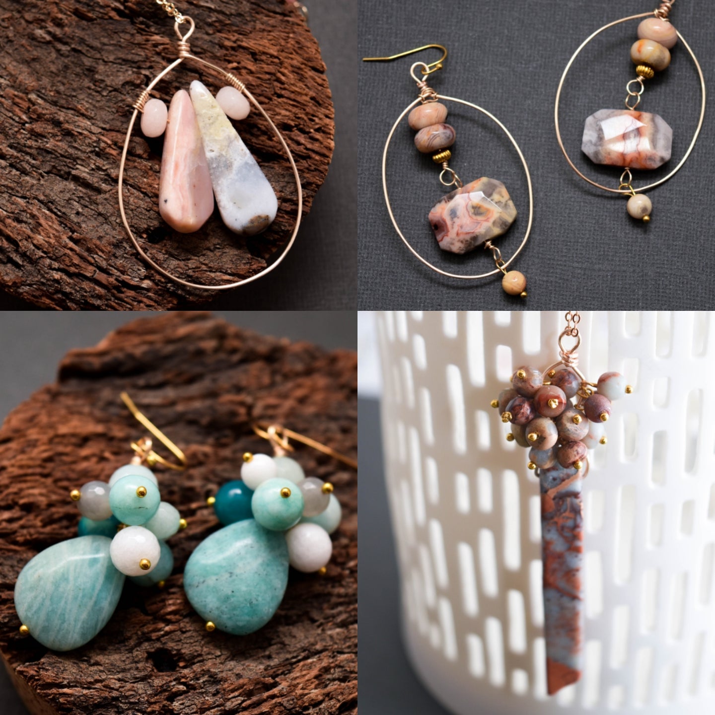 Four Seasons [Earrings & Necklace Set]